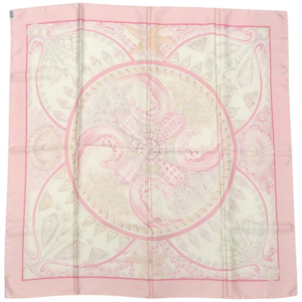 HERMES Pink Silk Scarf - Picture 3 of 6